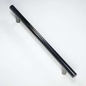 7092 Ручка-рейлинг д12мм 160мм матовый черный R-3020-160 BL
